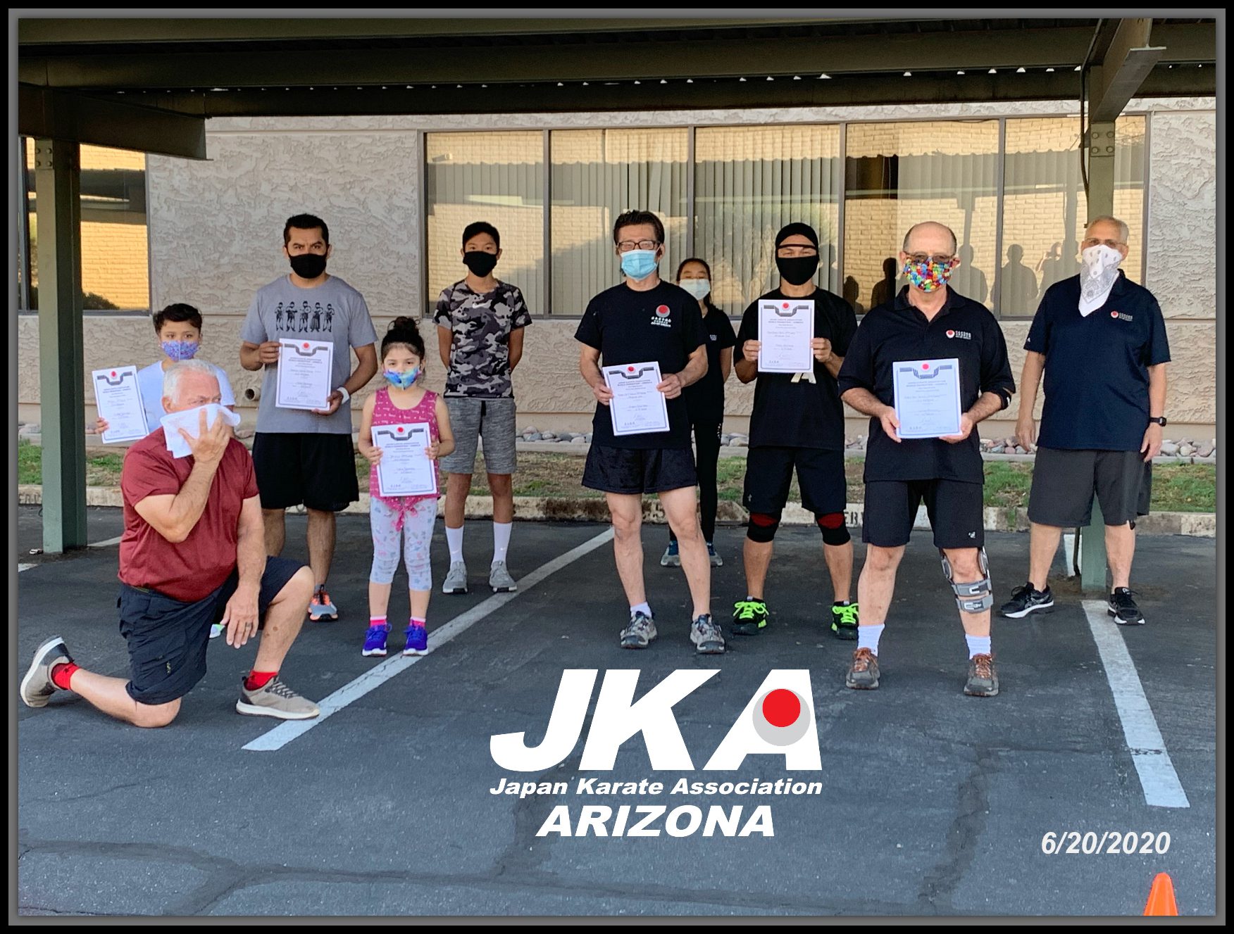 JKA WF America Western Region receives award certificates